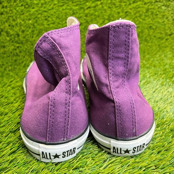 Converse Chuck Taylor All Star High Mens Size 9.5 Purple Athletic Shoes Sneakers - Picture 6 of 10